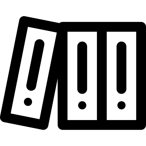 archiwa Basic Rounded Lineal ikona