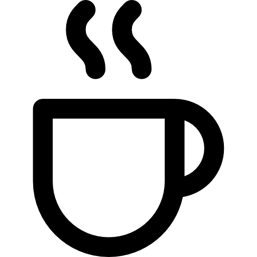 tasse à café Basic Rounded Lineal Icône