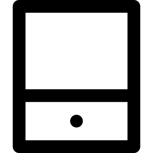 tableta Basic Rounded Lineal icono