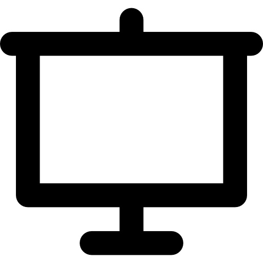 pizarron Basic Rounded Lineal icono
