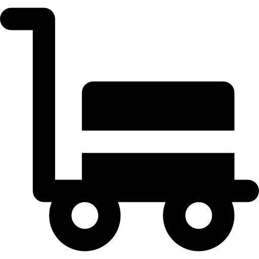 Trolley Basic Rounded Filled icon