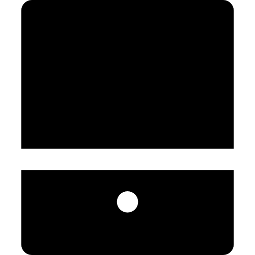 tablet Basic Rounded Filled ikona