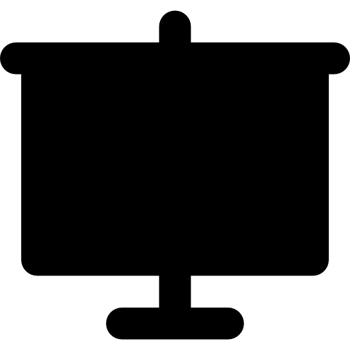 White board Basic Rounded Filled icon