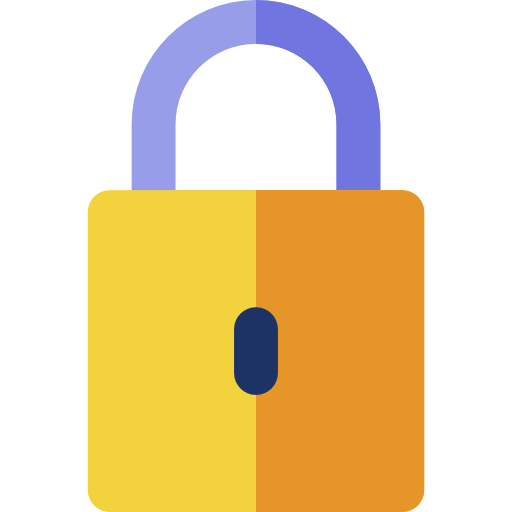 Padlock Basic Rounded Flat icon