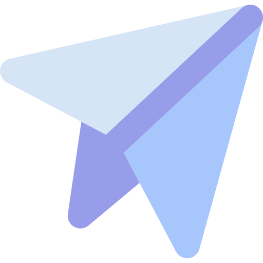 Paper plane Basic Rounded Flat icon