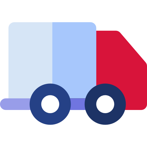 caminhão de entrega Basic Rounded Flat Ícone