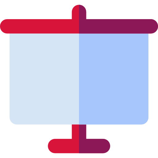 biała tablica Basic Rounded Flat ikona