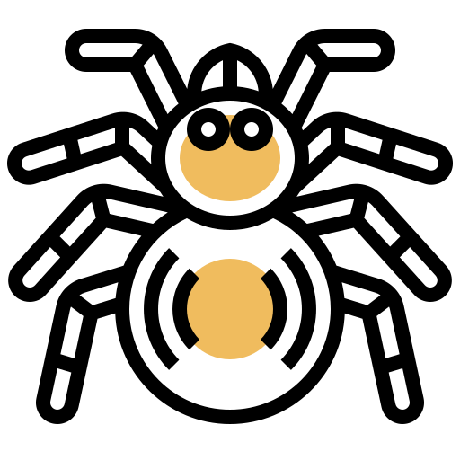 tarántula Meticulous Yellow shadow icono