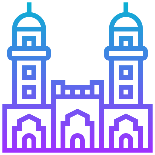 taza pir moschee Meticulous Gradient icon