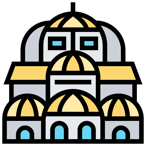catedral alexander nevsky Meticulous Lineal Color Ícone