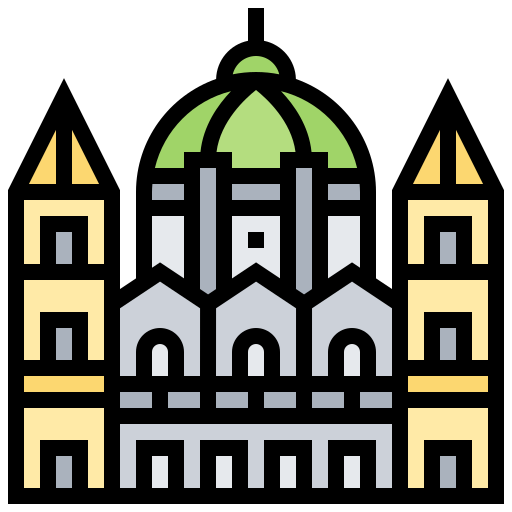 hongaars parlement Meticulous Lineal Color icoon