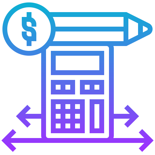 Budgeting Meticulous Gradient icon