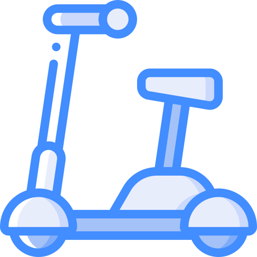 scooter de mobilité Basic Miscellany Blue Icône