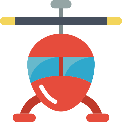 ヘリコプター Basic Miscellany Flat icon