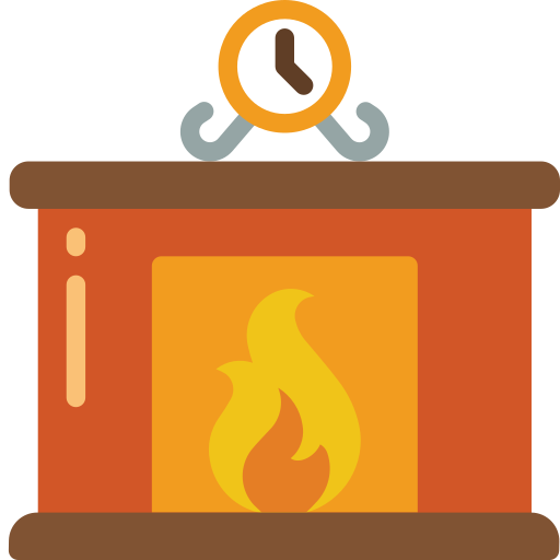 Fireplace Basic Miscellany Flat icon