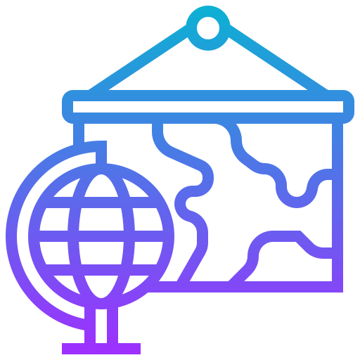 geographie Meticulous Gradient icon