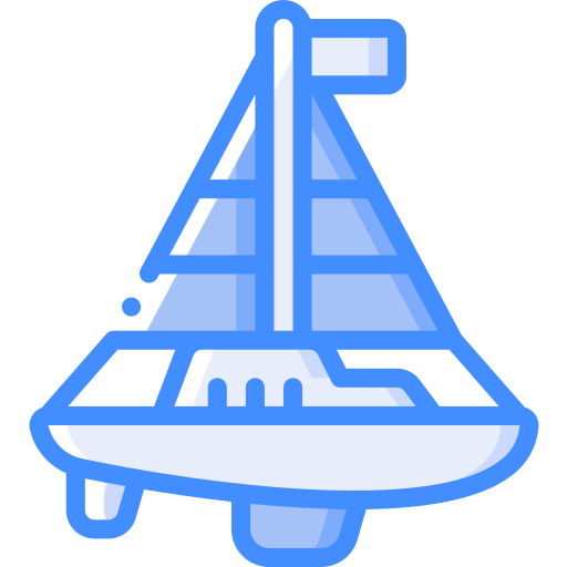ヨット Basic Miscellany Blue icon