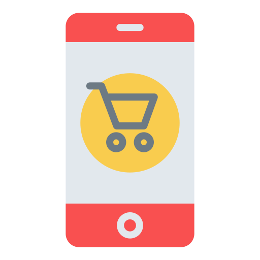 Mobile shopping Good Ware Flat icon