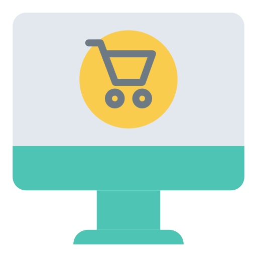 Online shopping Good Ware Flat icon