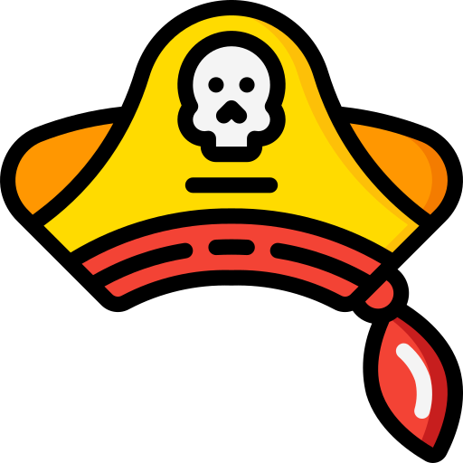 pirata Basic Miscellany Lineal Color icona