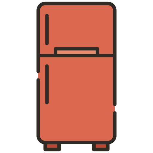 Refrigerator Generic Outline Color icon