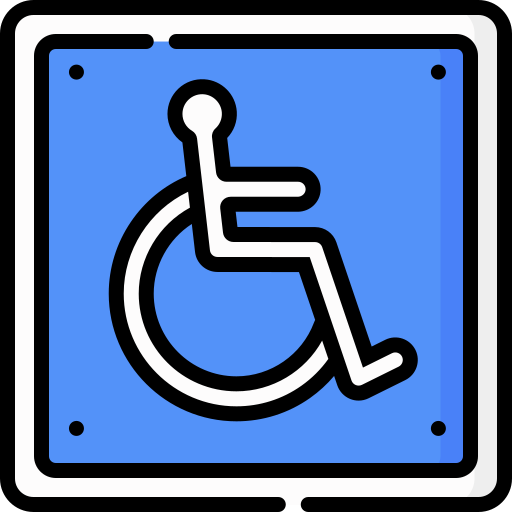 Disabled sign Special Lineal color icon