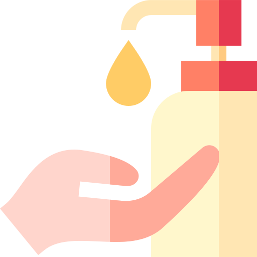 Disinfection Basic Straight Flat icon