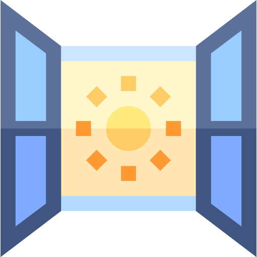 Open Basic Straight Flat icon