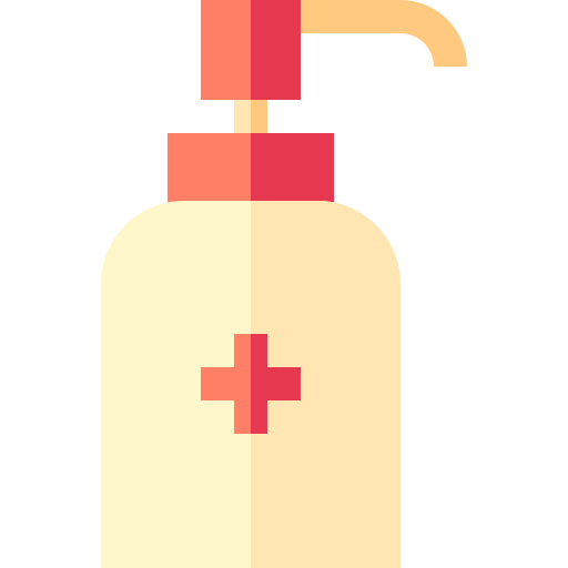 Hand sanitizer Basic Straight Flat icon
