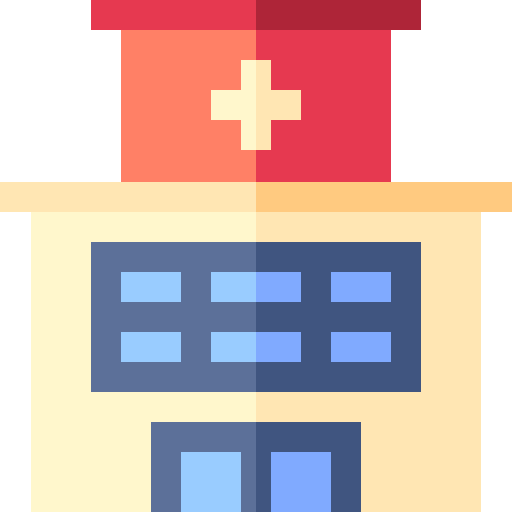 Hospital Basic Straight Flat icon