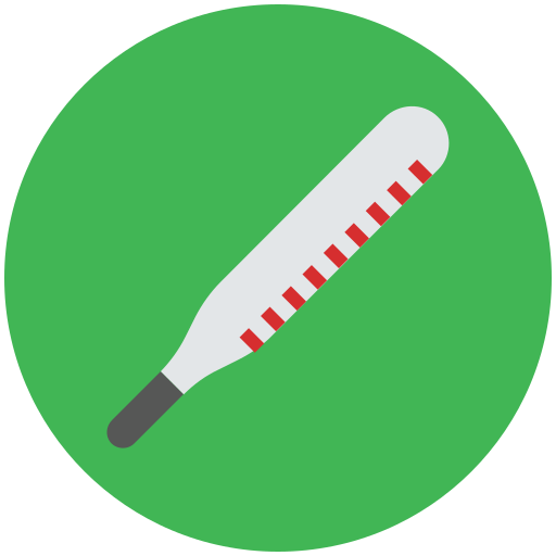 thermometer Generic Circular icoon