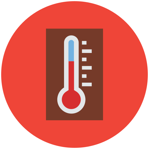 temperatuur Generic Circular icoon