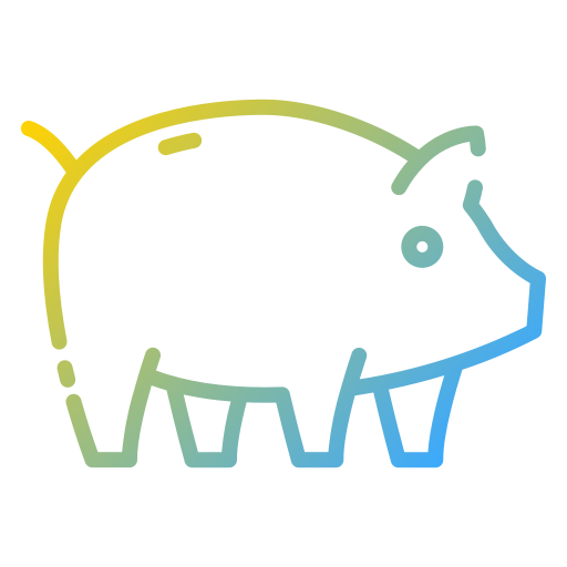 cerdo Good Ware Gradient icono