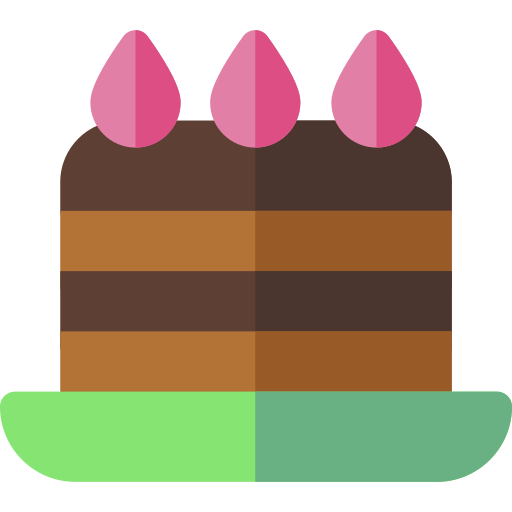 kuchen Basic Rounded Flat icon