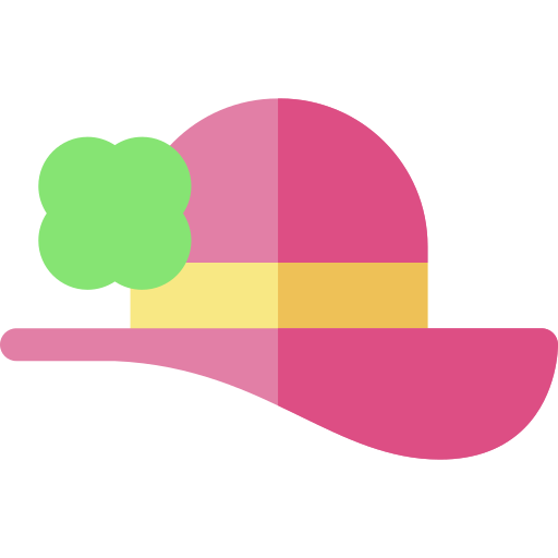 Шляпа памела Basic Rounded Flat иконка