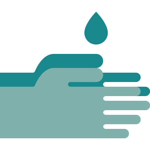 Washing hand Berkahicon Flat icon