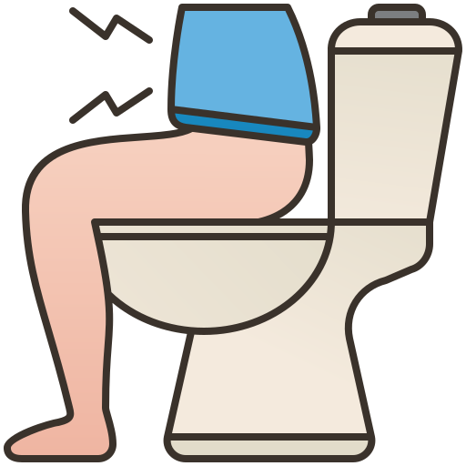 Toilet Amethys Design Lineal Color icon