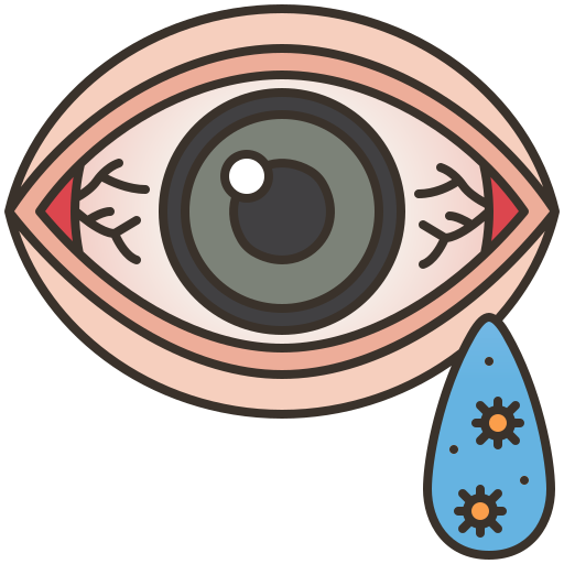 Eye Amethys Design Lineal Color icon