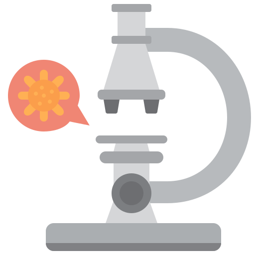 Microscope Amethys Design Flat icon