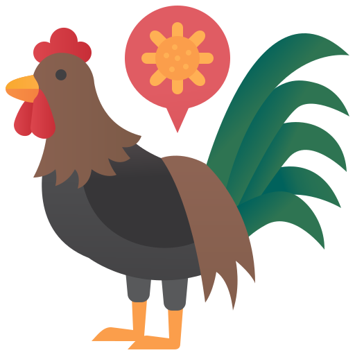 Poultry Amethys Design Flat icon