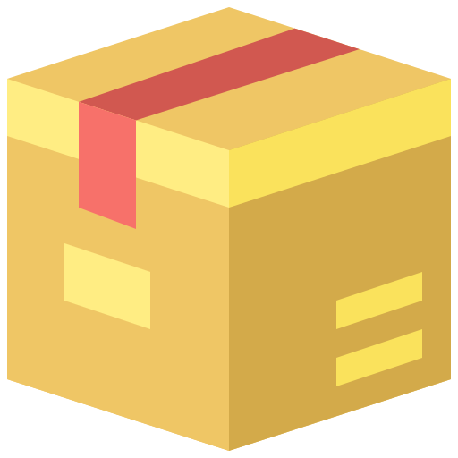 pudełko dostawcze Generic Flat ikona