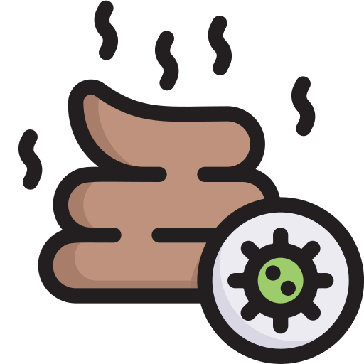 Poop Generic Outline Color icon