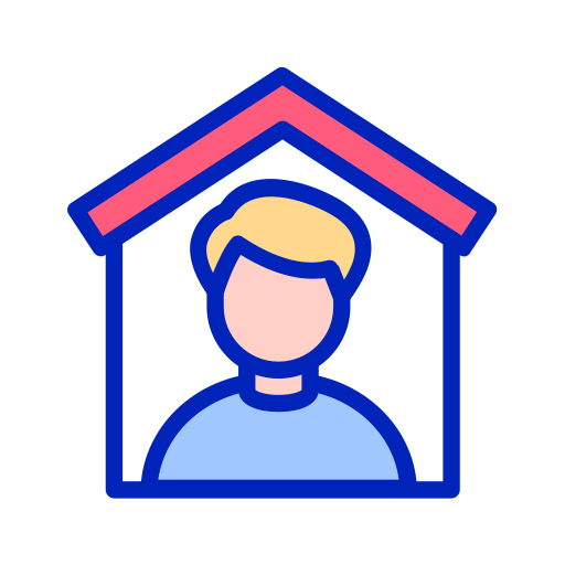 bleib zuhause Generic Outline Color icon