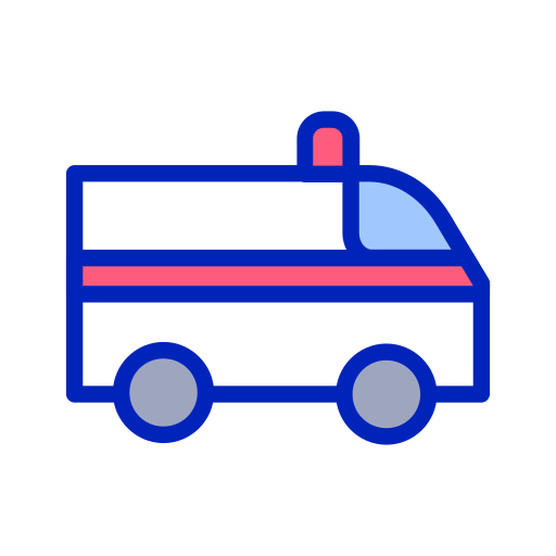 ambulância Generic Outline Color Ícone