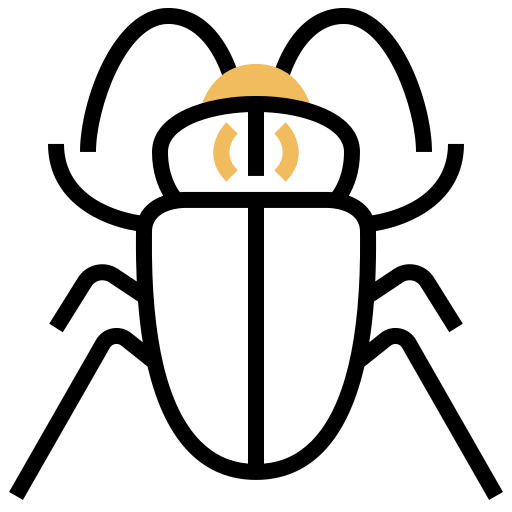 cucaracha Meticulous Yellow shadow icono