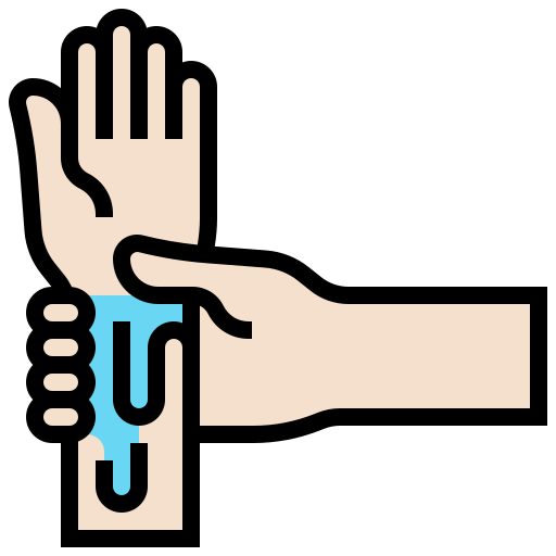 Hand washing Meticulous Lineal Color icon