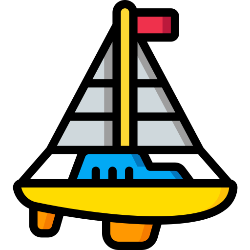 Парусная лодка Basic Miscellany Lineal Color иконка
