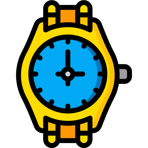 horloge Basic Miscellany Lineal Color icoon