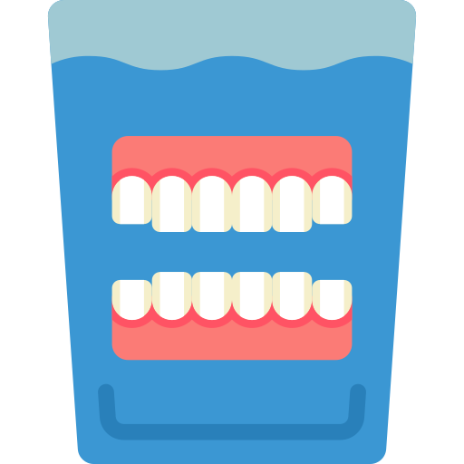 Зубные протезы Basic Miscellany Flat иконка