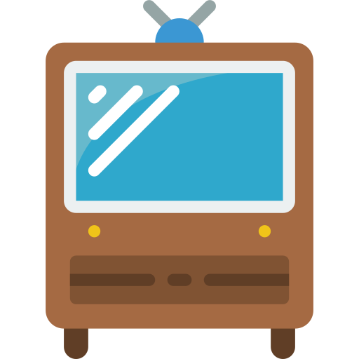 fernsehen Basic Miscellany Flat icon